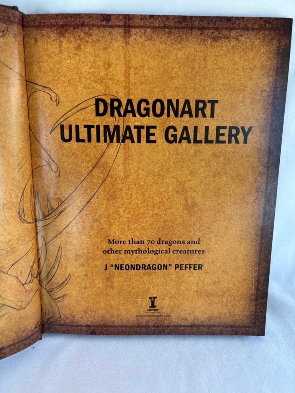 LIKE NEW! DRAGONART ULTIMATE GALLERY HARDCOVER BOOK BY PEFFER - 2012-COLLECTIBLE - Picture 4 of 15